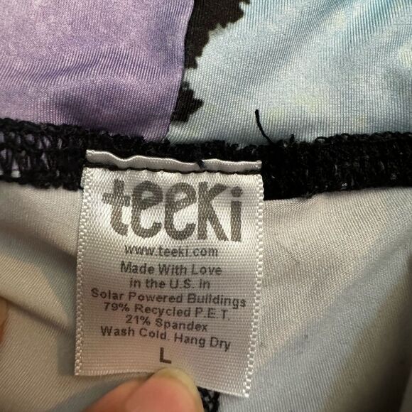 REVOLVE | Teeki | Northern Lights Rainbow Moose Yoga Leggings - Size Large - Picture 8 of 9